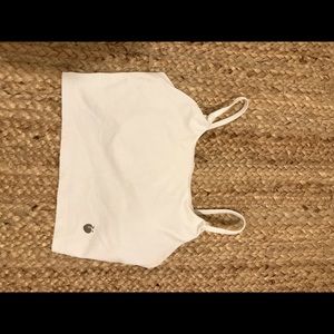 White small crop top